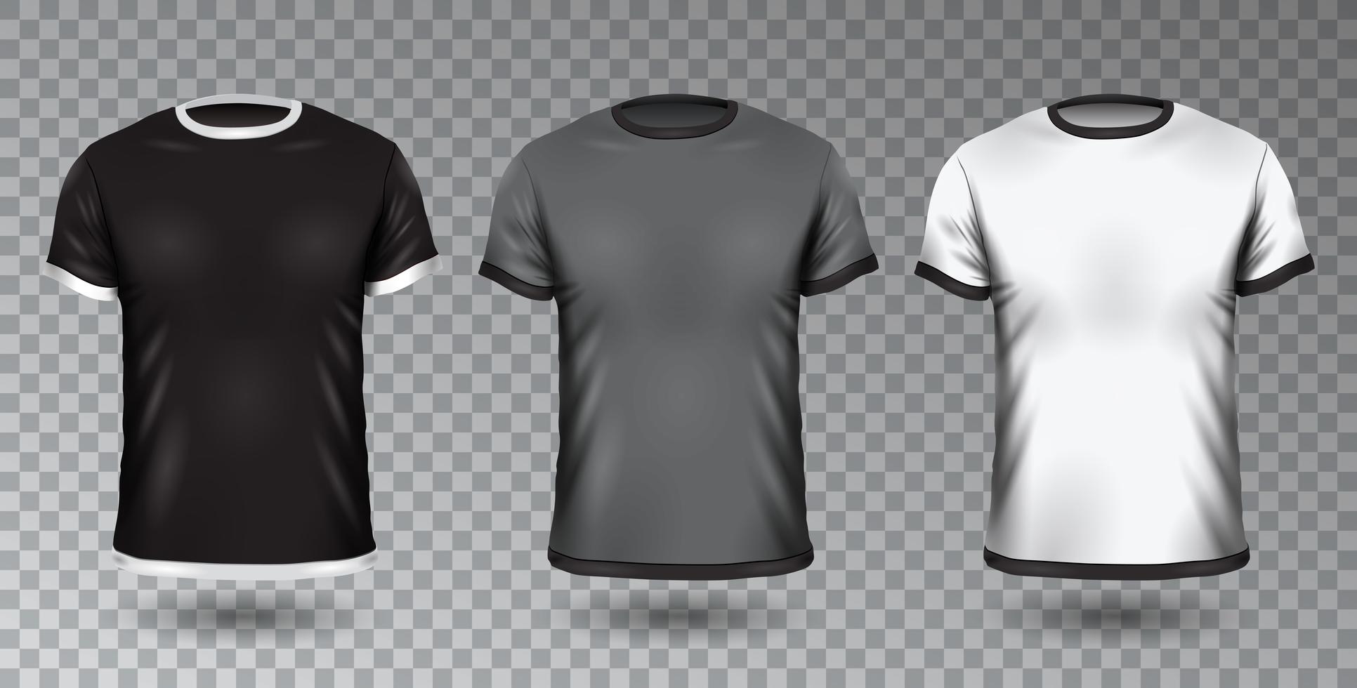 T Shirt Template Gray