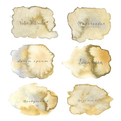 Abstract watercolor background. Vector illustration.