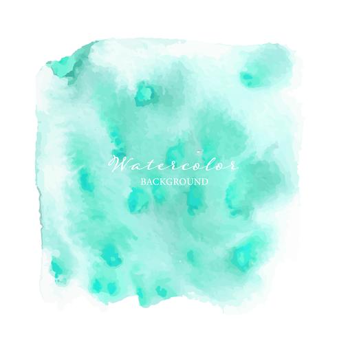 Mint watercolor abstract background, Vector illustration.