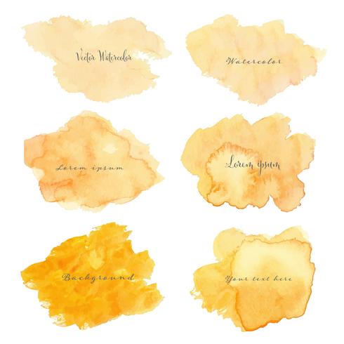 Abstract watercolor background. Vector illustration.