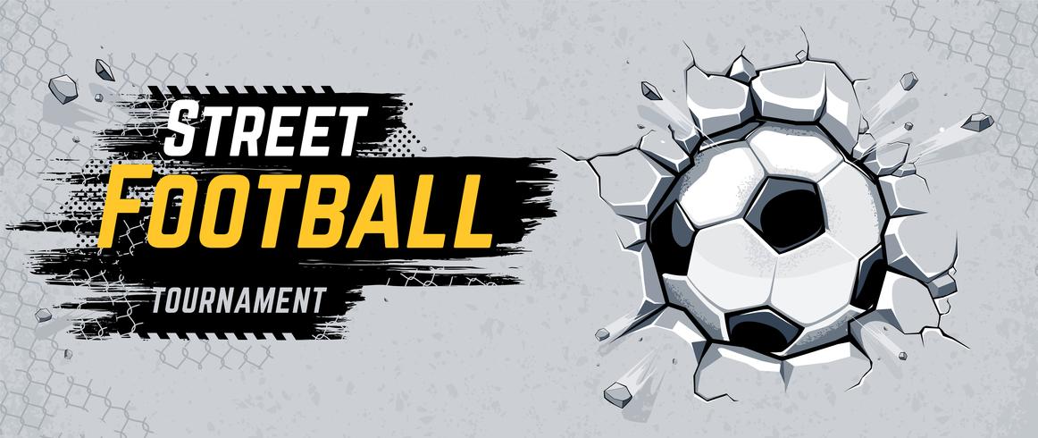 Street Football Design Vector Illustration