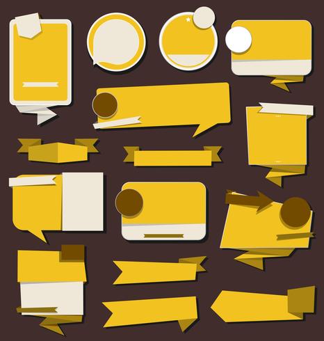 Modern badges stickers and labels collection vector