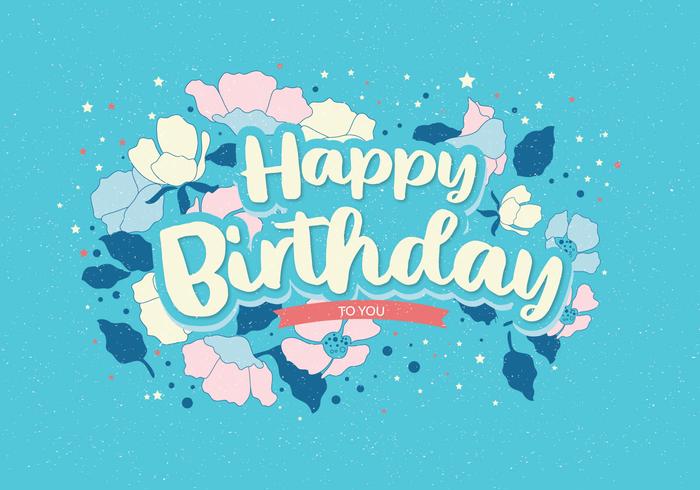 Happy Birthday Typography Vol 2 Vector