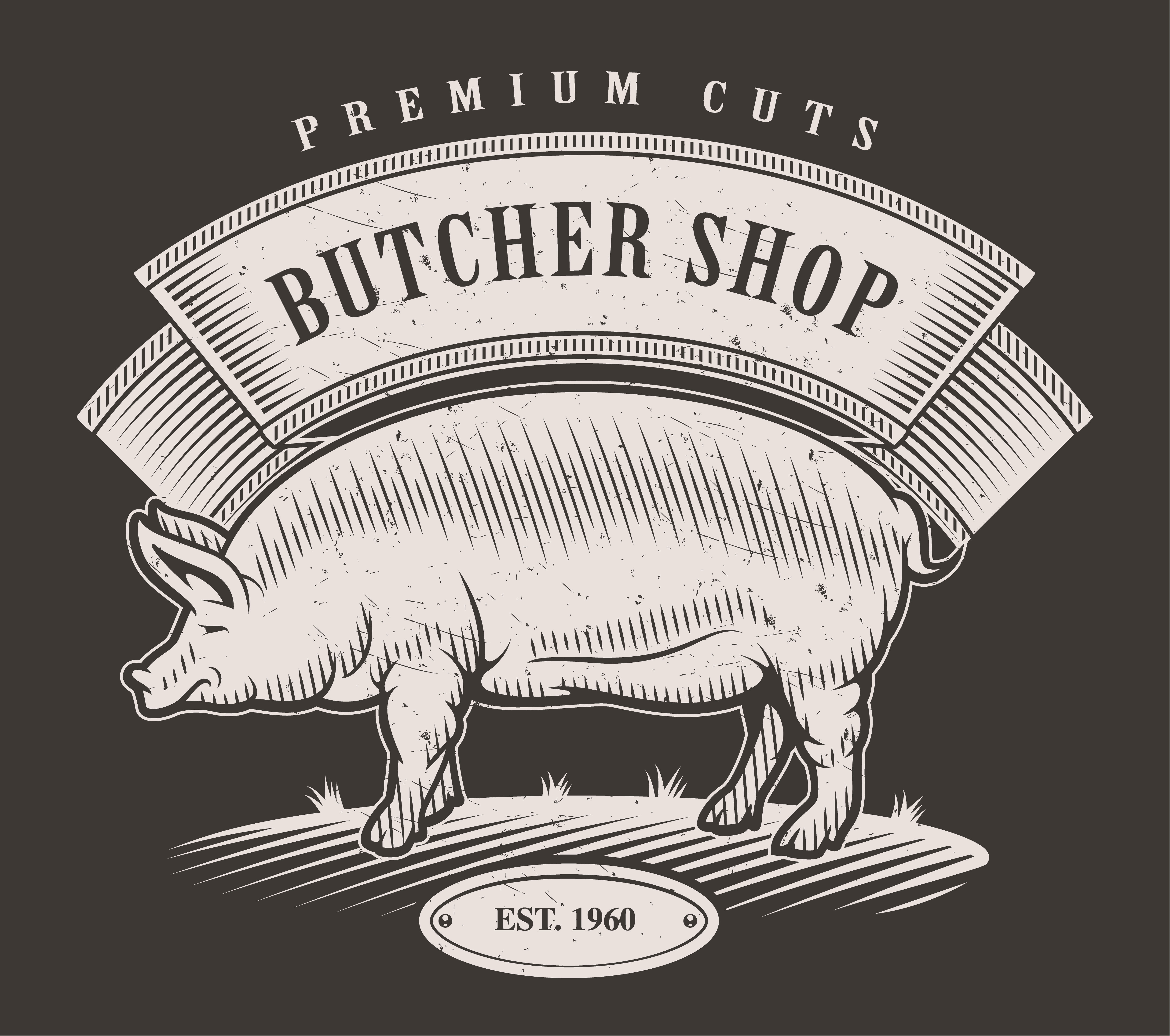 Butcher Shop Logo Clip Art