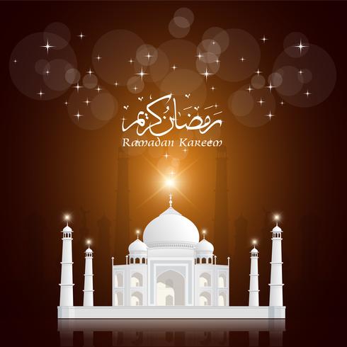 Ramadan Kareem greeting banner, Ramadan Kareem  Background vector