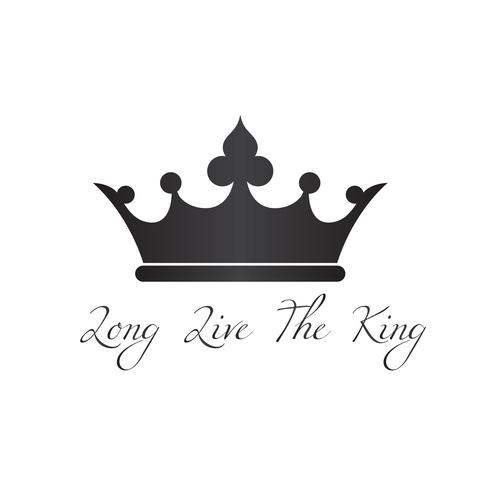 Crown symbol with  Black Color isolate on White background, vector illustration