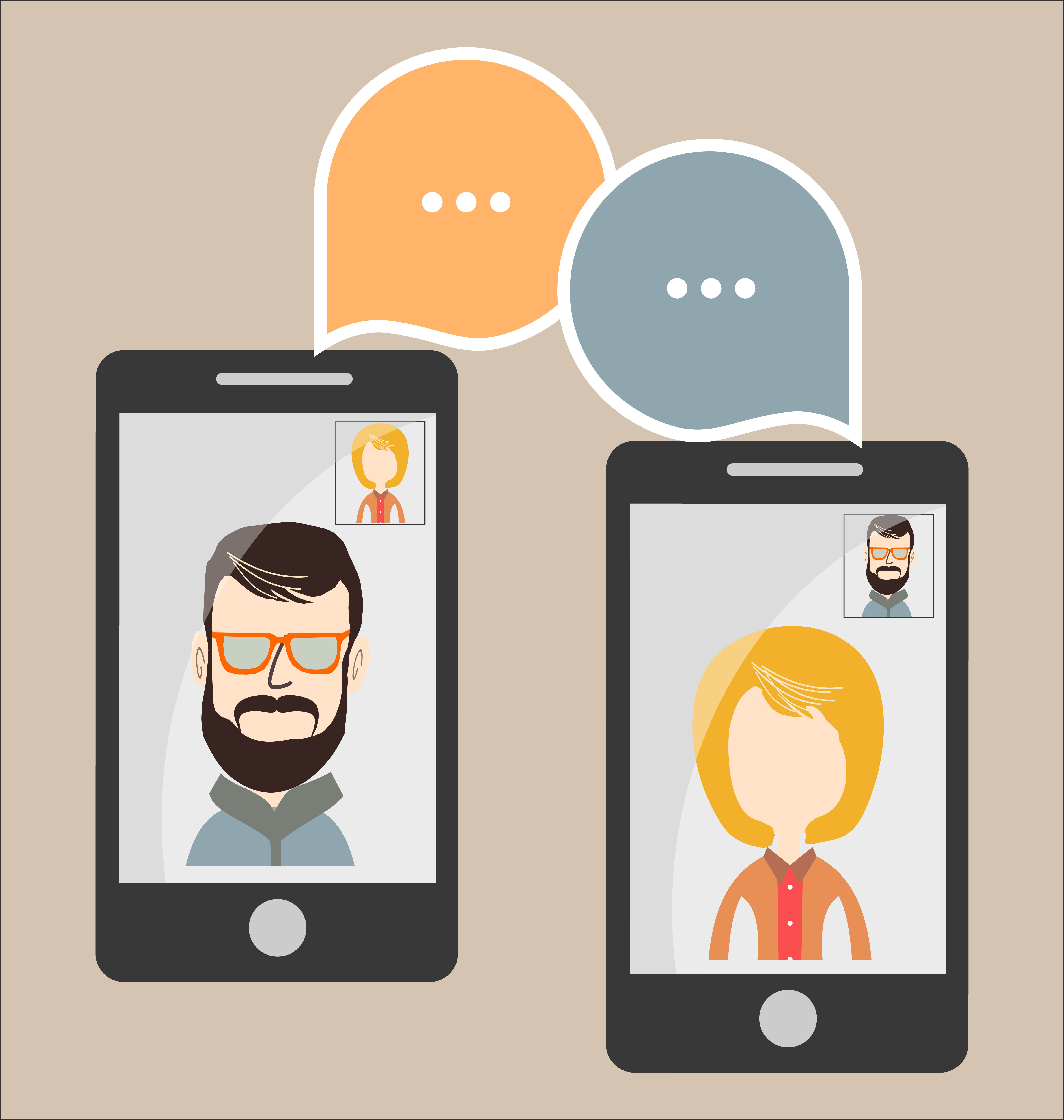 Modern Vector Illustration Of Online Chat 5366 Vector Art At Vecteezy Modern Vector Illustration Of Online Chat 5366 Vector Art At Vecteezy