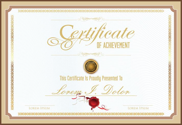 Certificate vector