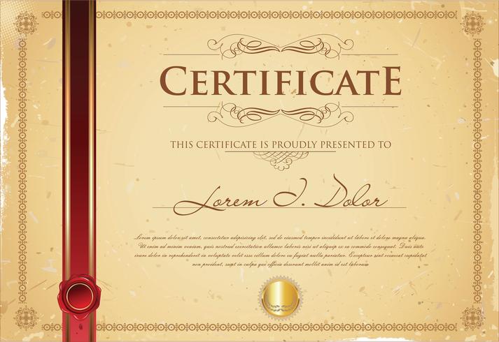Certificate vector