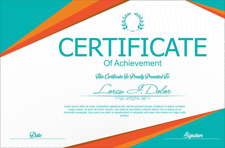 Certificado vector