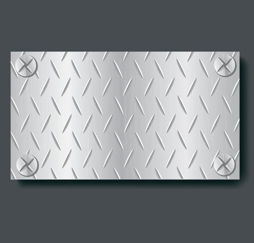 plate metal banner background vector illustration