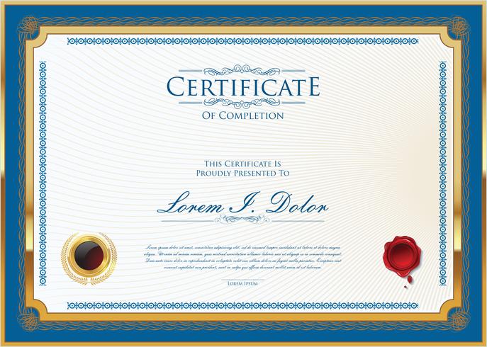 Certificado vector