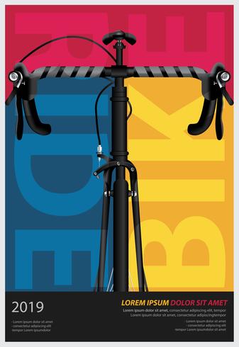 Cycling Poster Design Template Vector Illustration