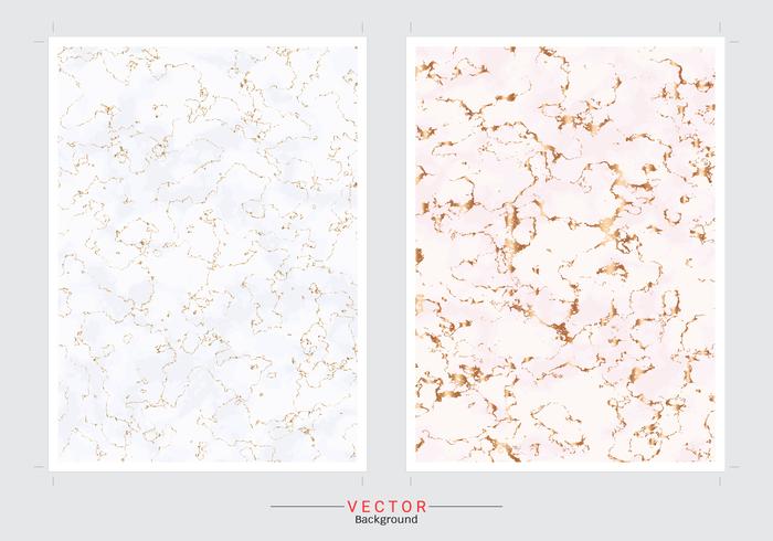 Gold marble cover background. vector