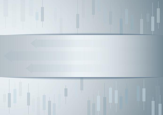 Candlestick stock exchange background vector 
