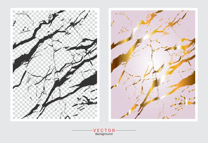 Rose gold marble texture background. vector