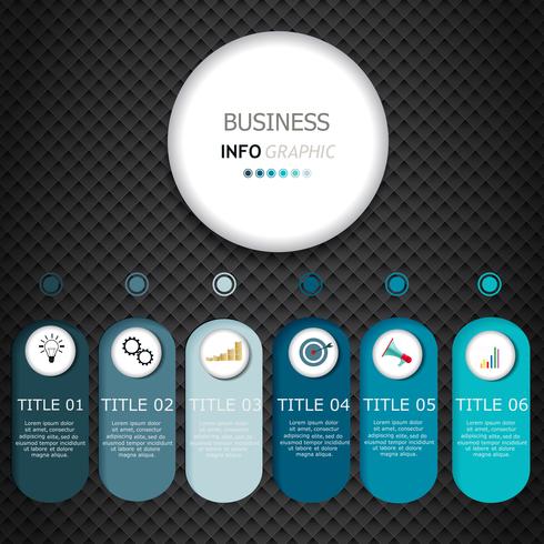 Infographics vector design and marketing icons