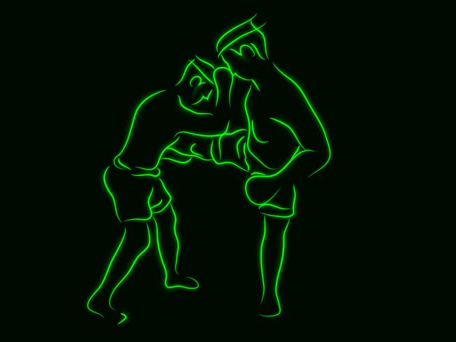 boxing vector