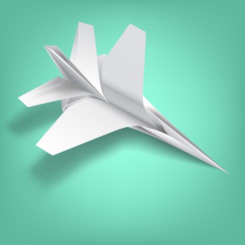 Symbol of the war in wisdom of folde paper vector