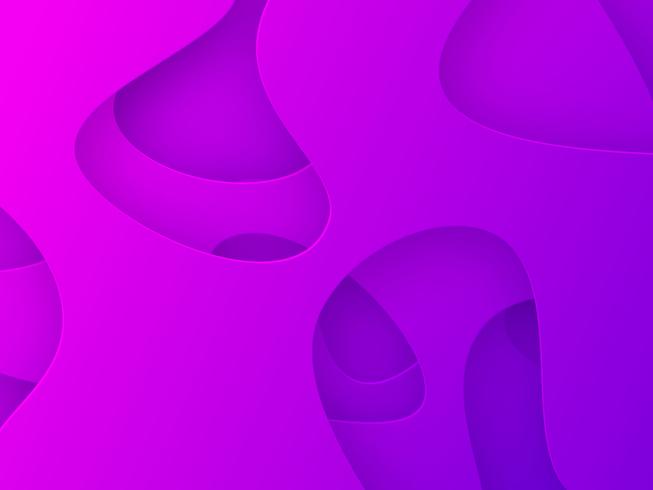 Gradient Paper Cut 3D Vector Background