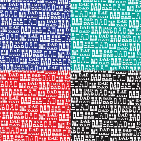 dad typography vector background patterns