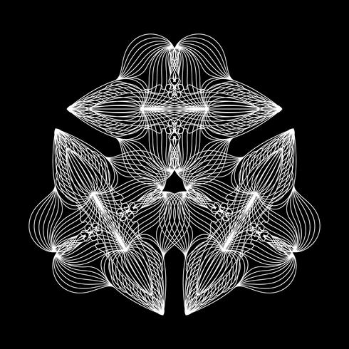 White Line abstract vector