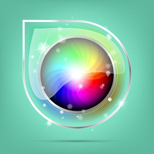 Color button vector