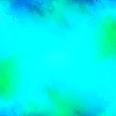 Abstract bright blue watercolor background vector