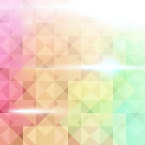 Colorful abstract background with square shape. vector