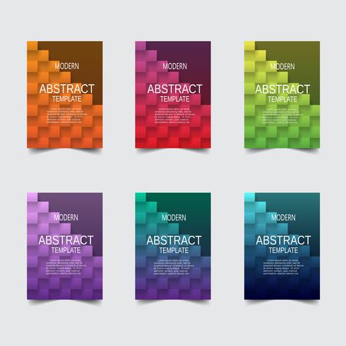 Abstract color tiled texture background, vector design. 