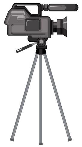 A professional video camera vector