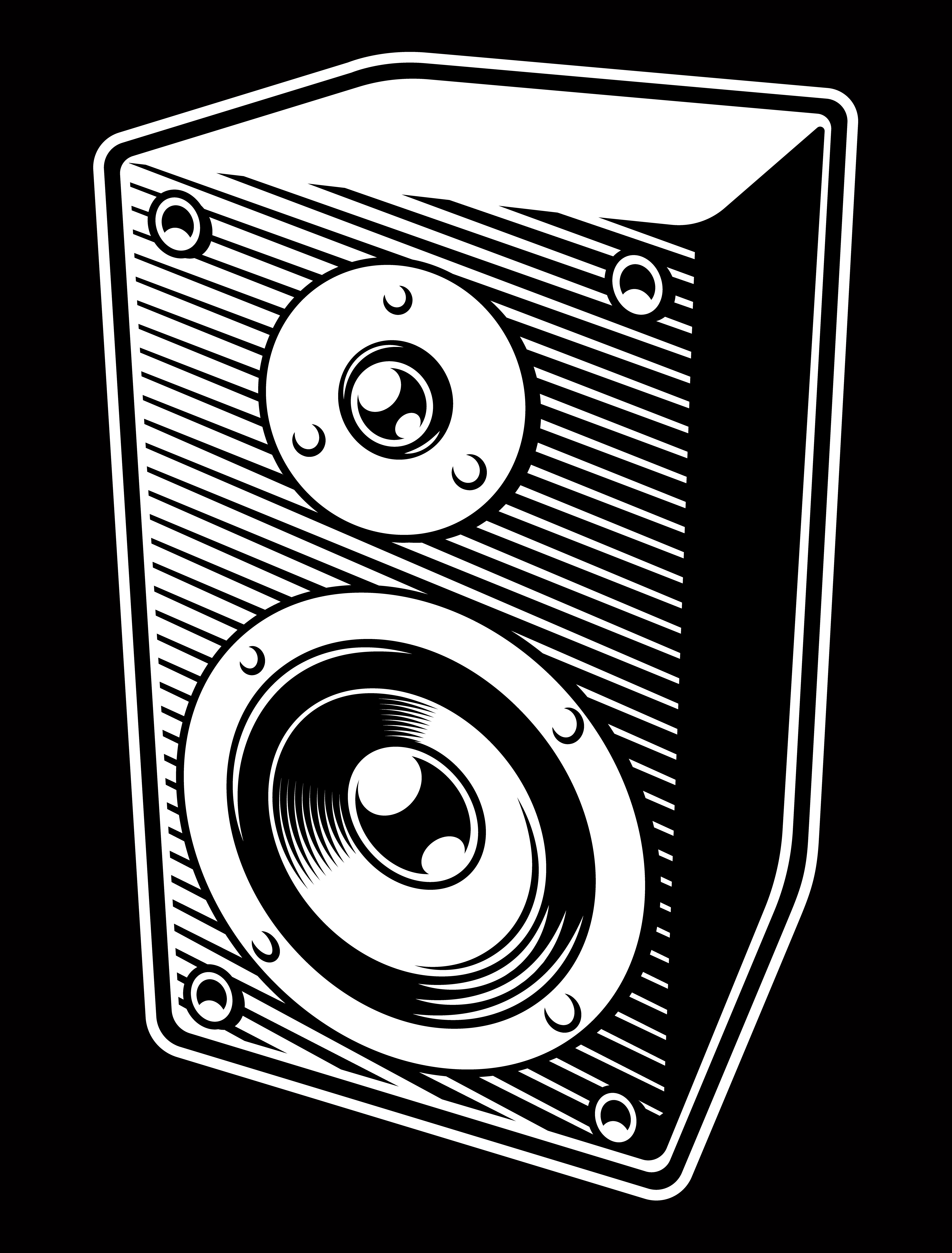 Vintage Audio Speaker 539078 Vector Art At Vecteezy