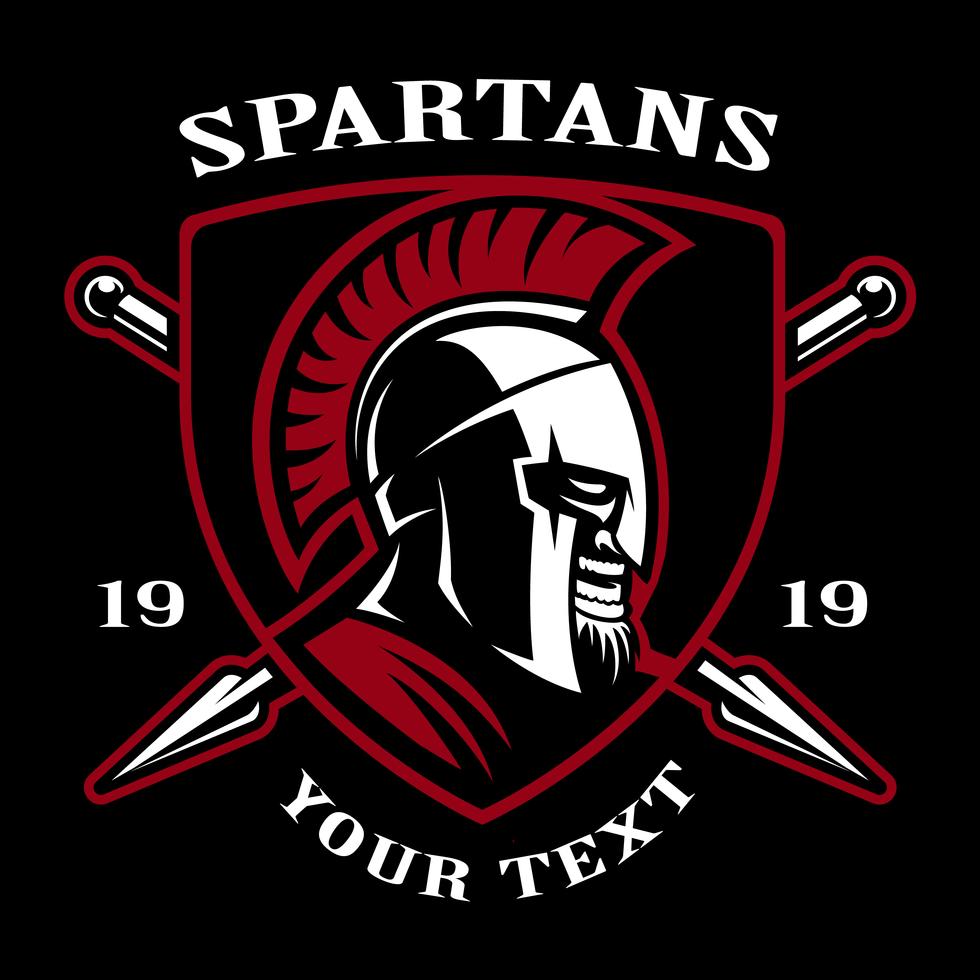 Emblem of spartan warrior. 539149 Vector Art at Vecteezy