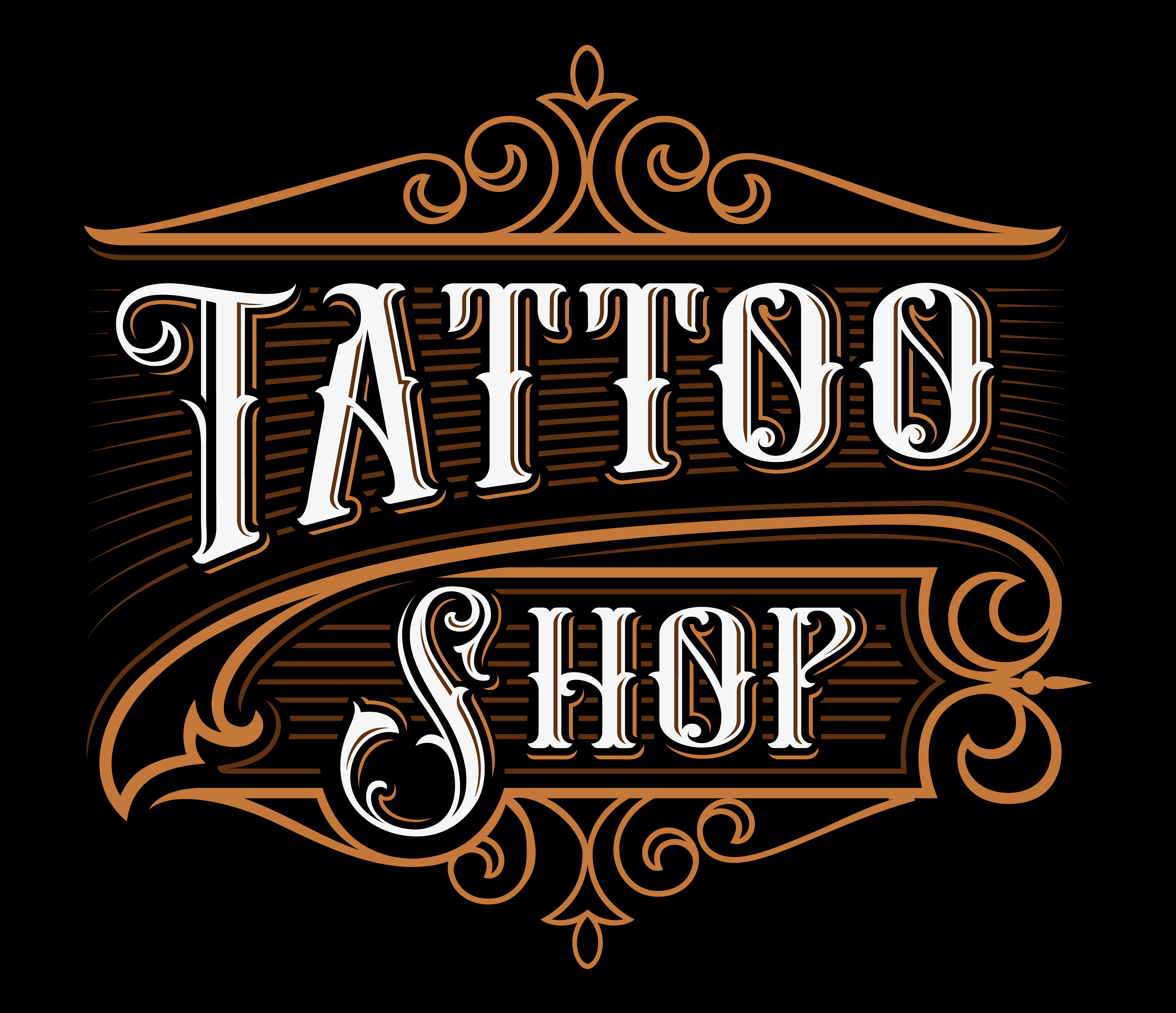 Download Vintage lettering of tattoo shop 539190 - Download Free Vectors, Clipart Graphics & Vector Art