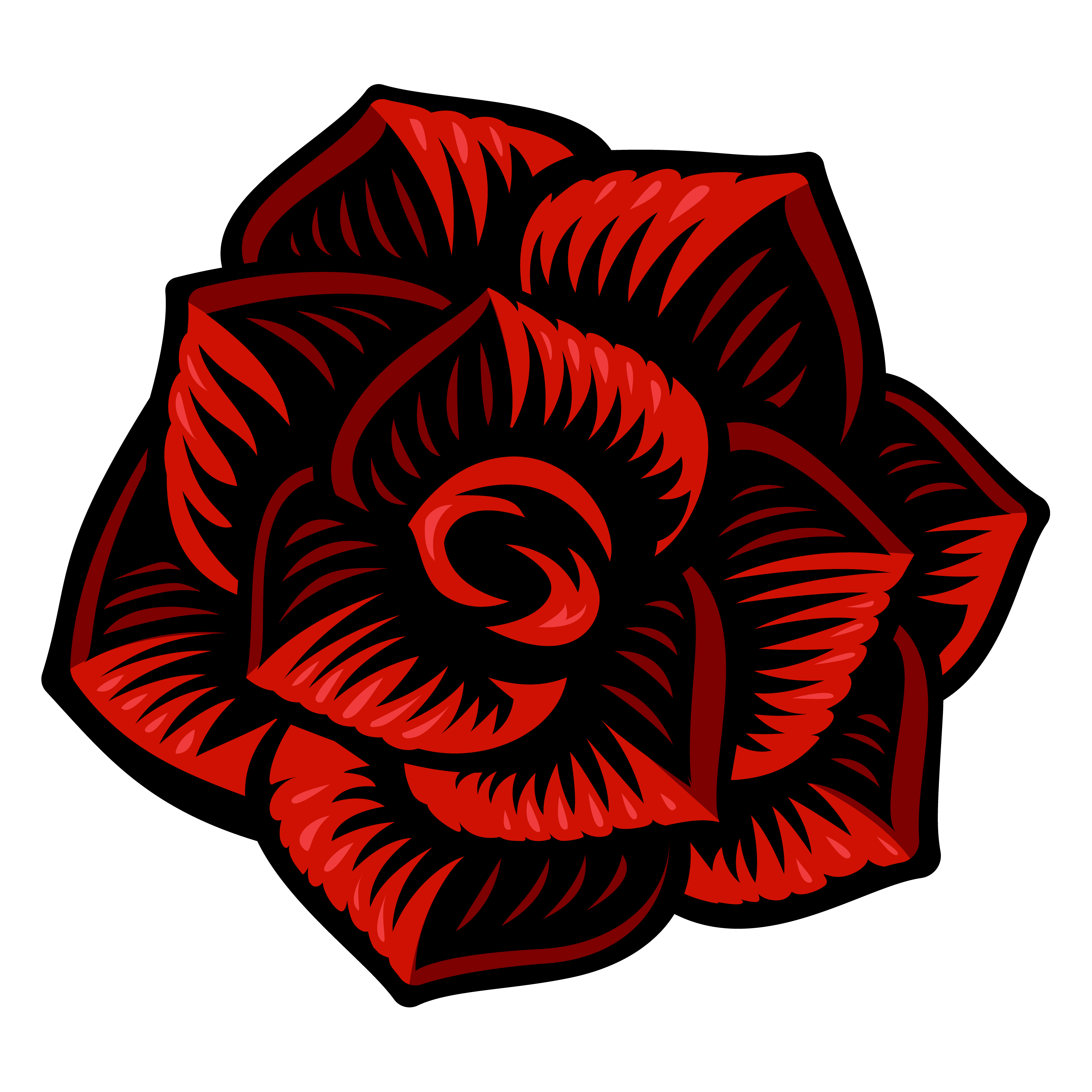 Download Vector illustration of rose flower. - Download Free ...