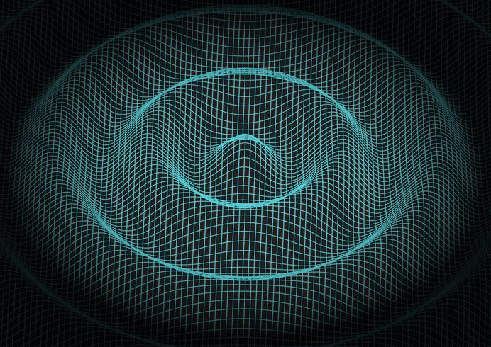 Abstract grid technology background  vector
