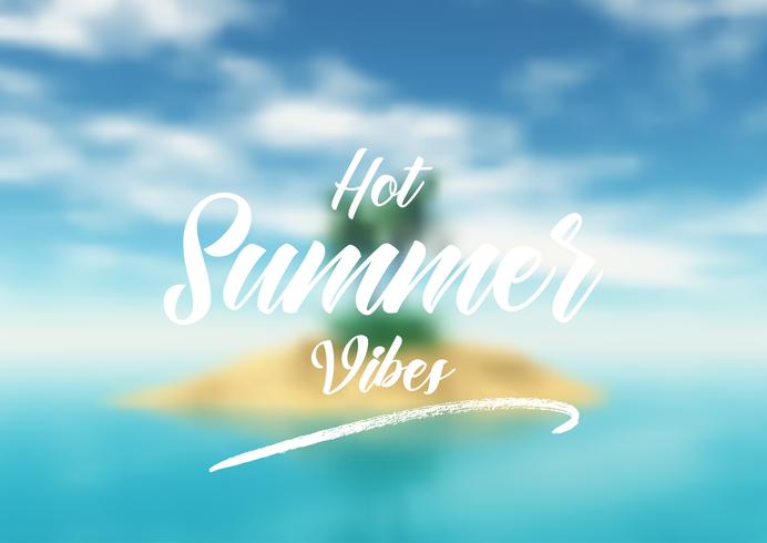 Summer quotation background  vector