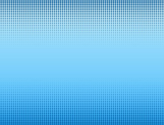 Vector illustration of blue halftone banners background