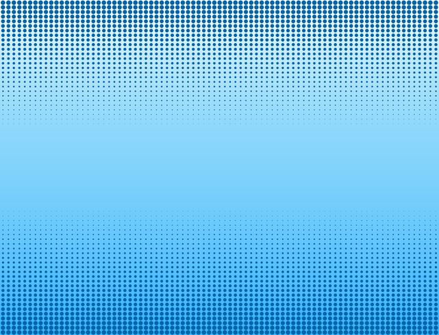 Vector illustration of blue halftone banners background