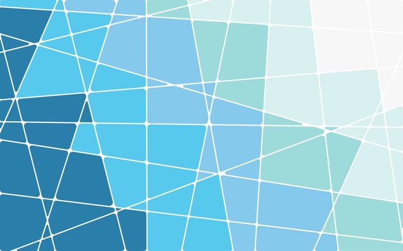 Fondo de mosaico geométrico abstracto azul vector