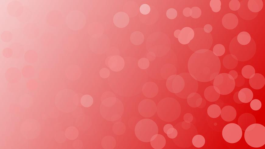 Vector abstract red bokeh light background 