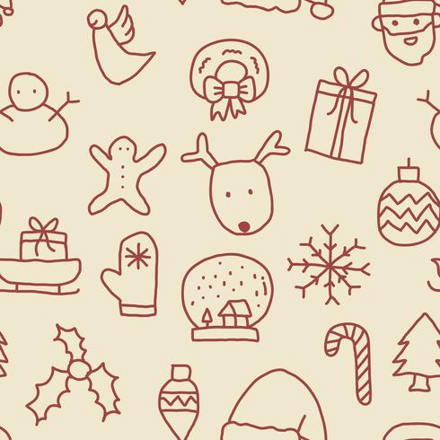 Seamless Christmas Pattern vector