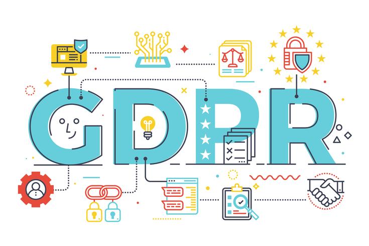 GDPR (Reglamento General de Protección de Datos) vector