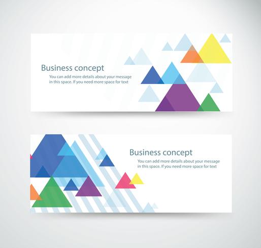 set of triangle background wallpaper for website headers banner designs  vector