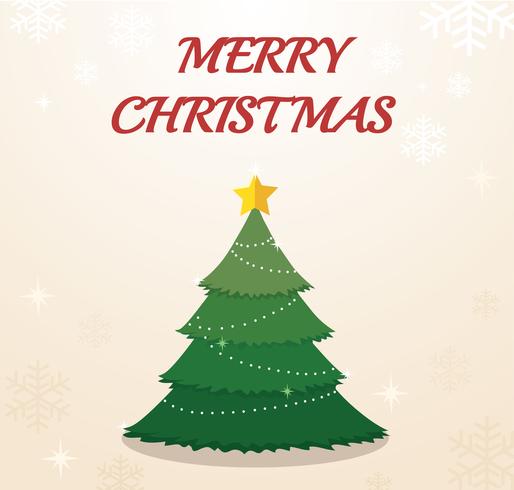 Christmas tree and space for text background  vector