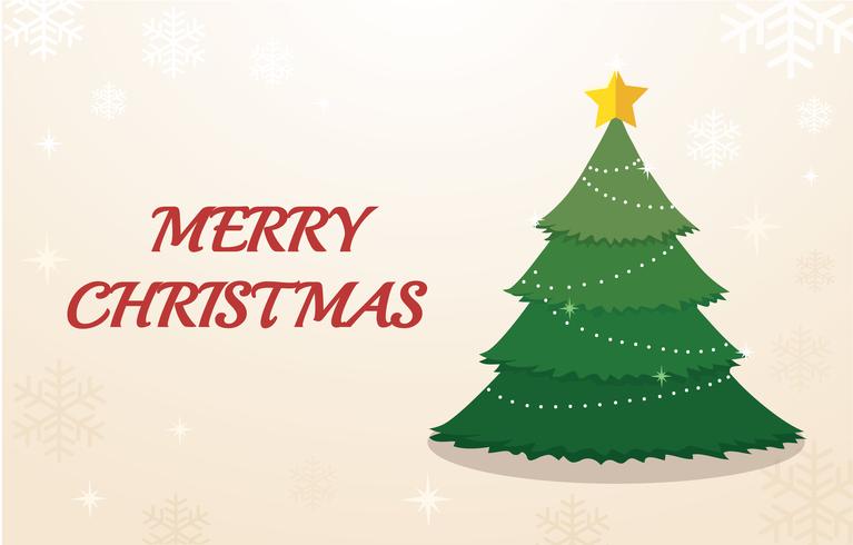 Christmas tree and space for text background  vector