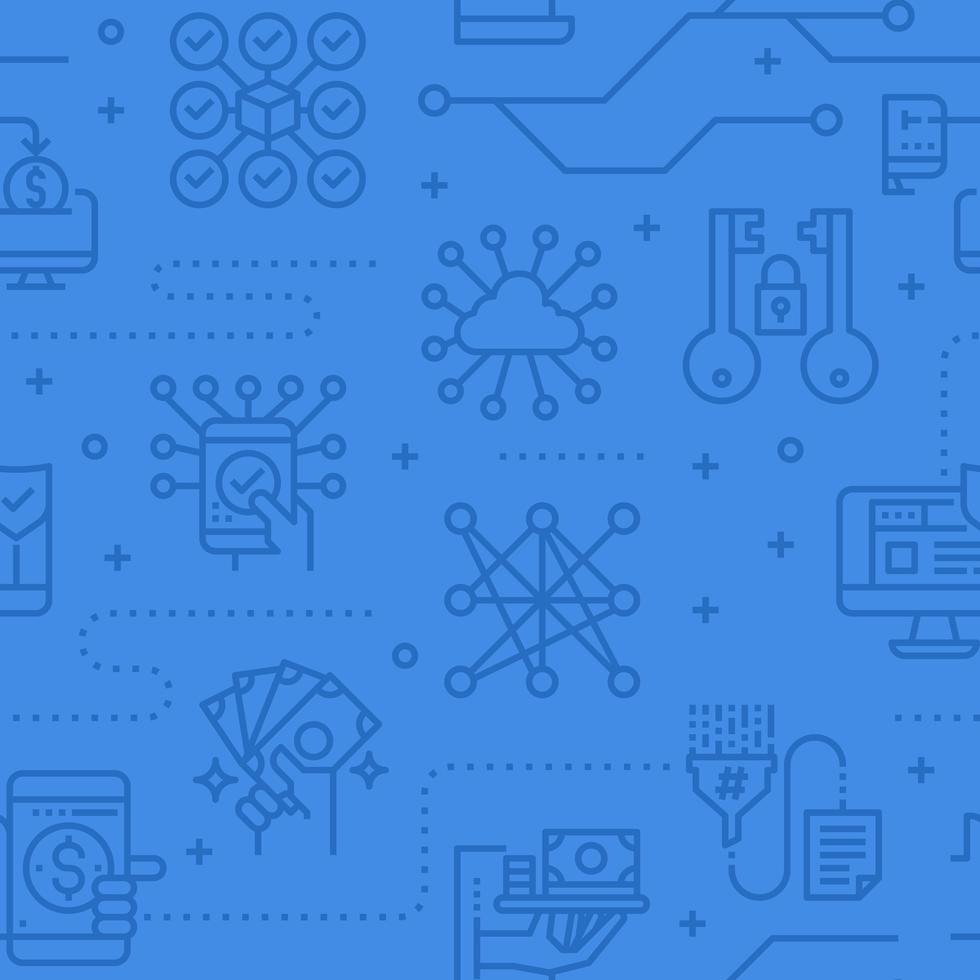 Data security seamless vector pattern 540056 Vector Art at Vecteezy