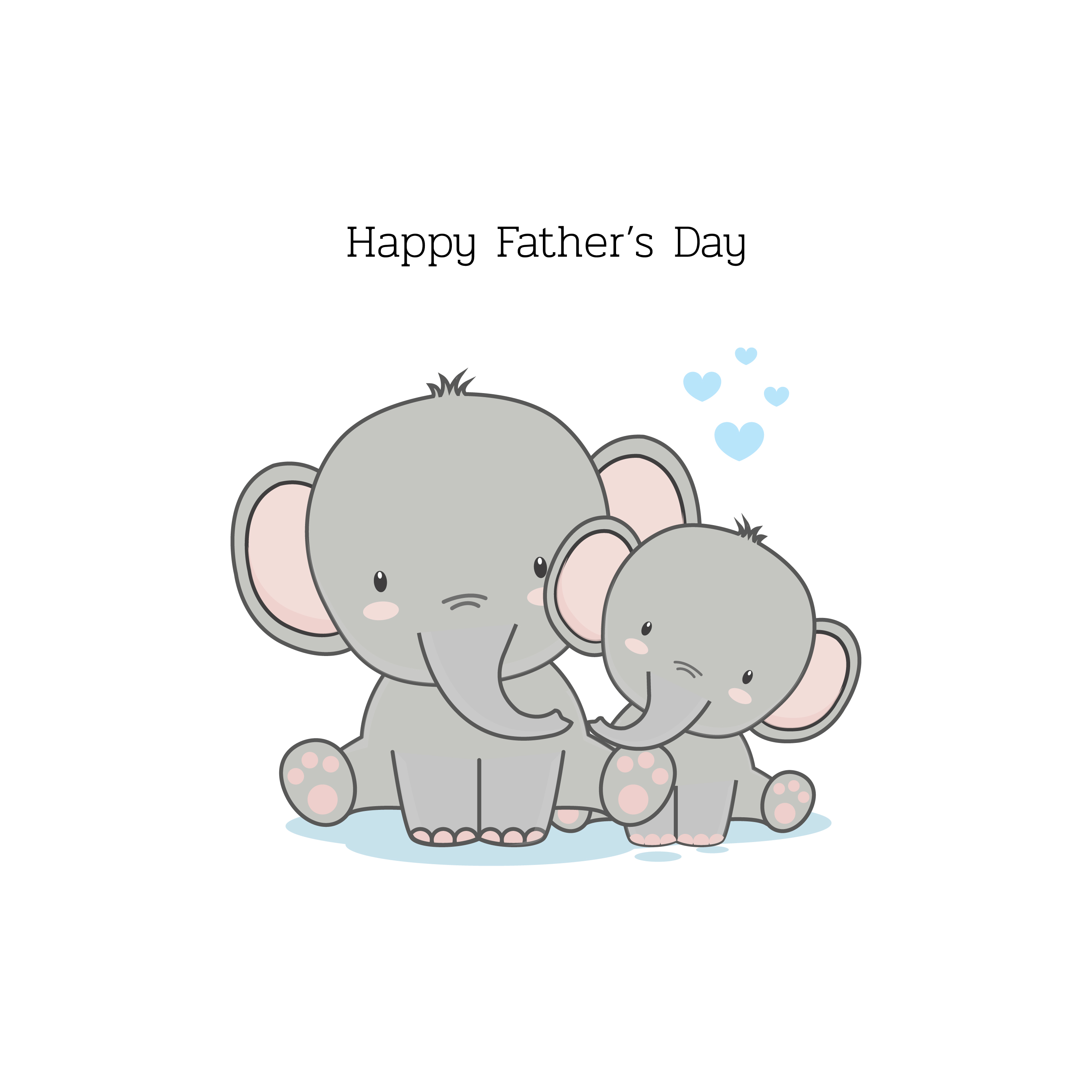 Father elephant