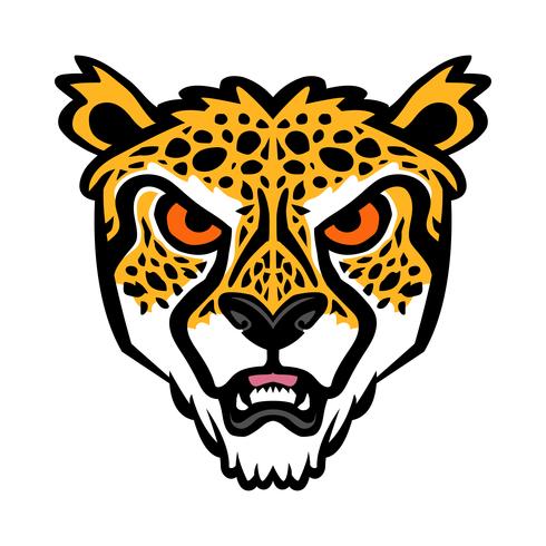 Cheetah big cat vector illustration