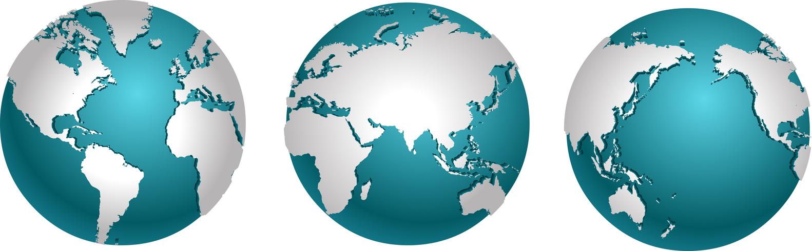 Globes vector